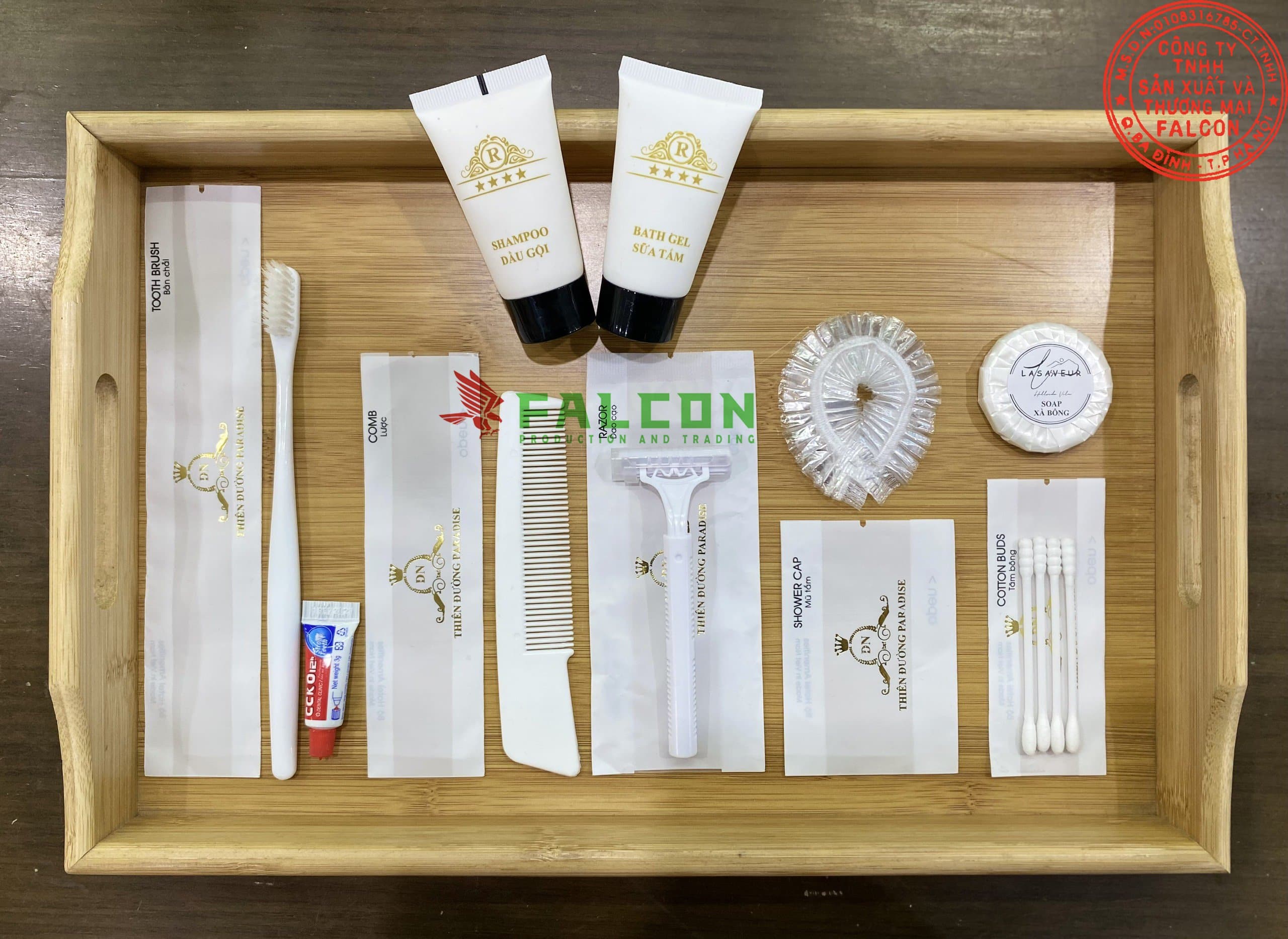 Bộ amenities cao cấp sang trọng