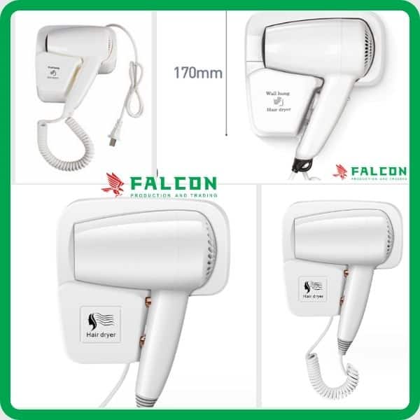Máy sấy tóc gắn tường khách sạn tiện lợi