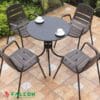 Bộ bàn ghế ban công chất liệu sắt được nhiều khách hàng ưa chuộng và đánh giá cao