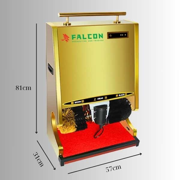 Kích thước Máy đánh giày cảm ứng được falcon cung cấp chất lượng