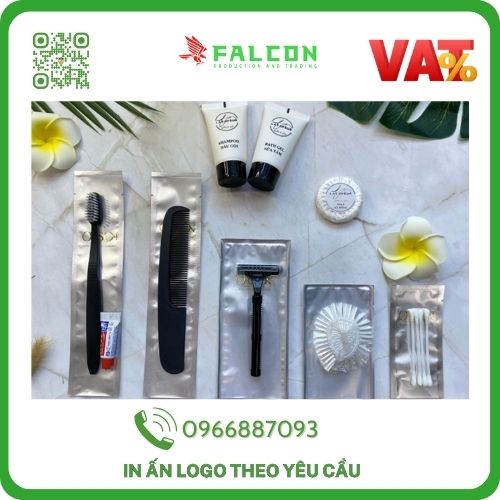 amenities đen túi magn nhôm giá rẻ