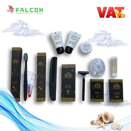 Bộ Amenities Đen Hộp Giấy chất lượng