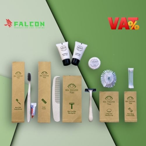 Bộ Amenities lúa Mạch Túi Kraft Nâu Sang Trọng chất lượng