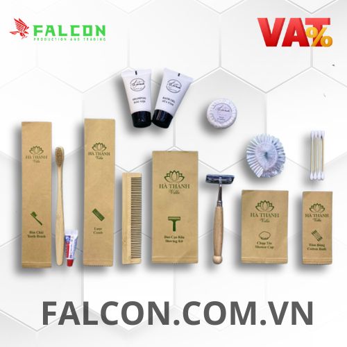 Bộ Amenities Tre Túi Kraft Nâu Thân Thiện giá rẻ