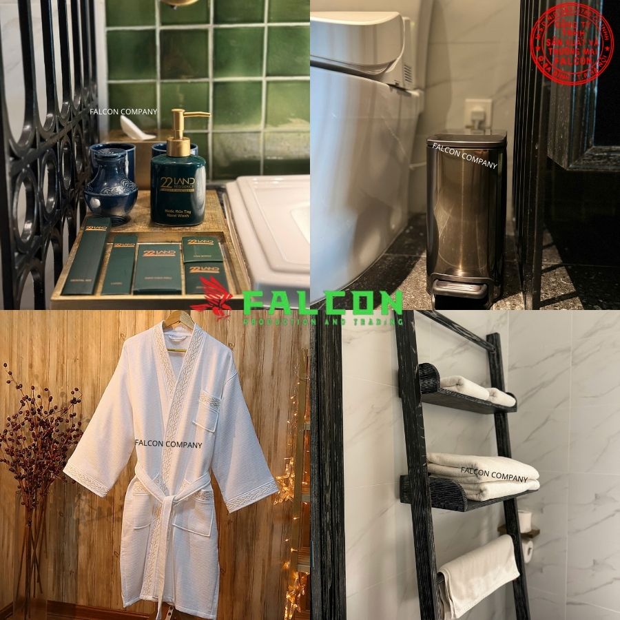 Đồ dùng khách sạn falcon HCM phòng tắm