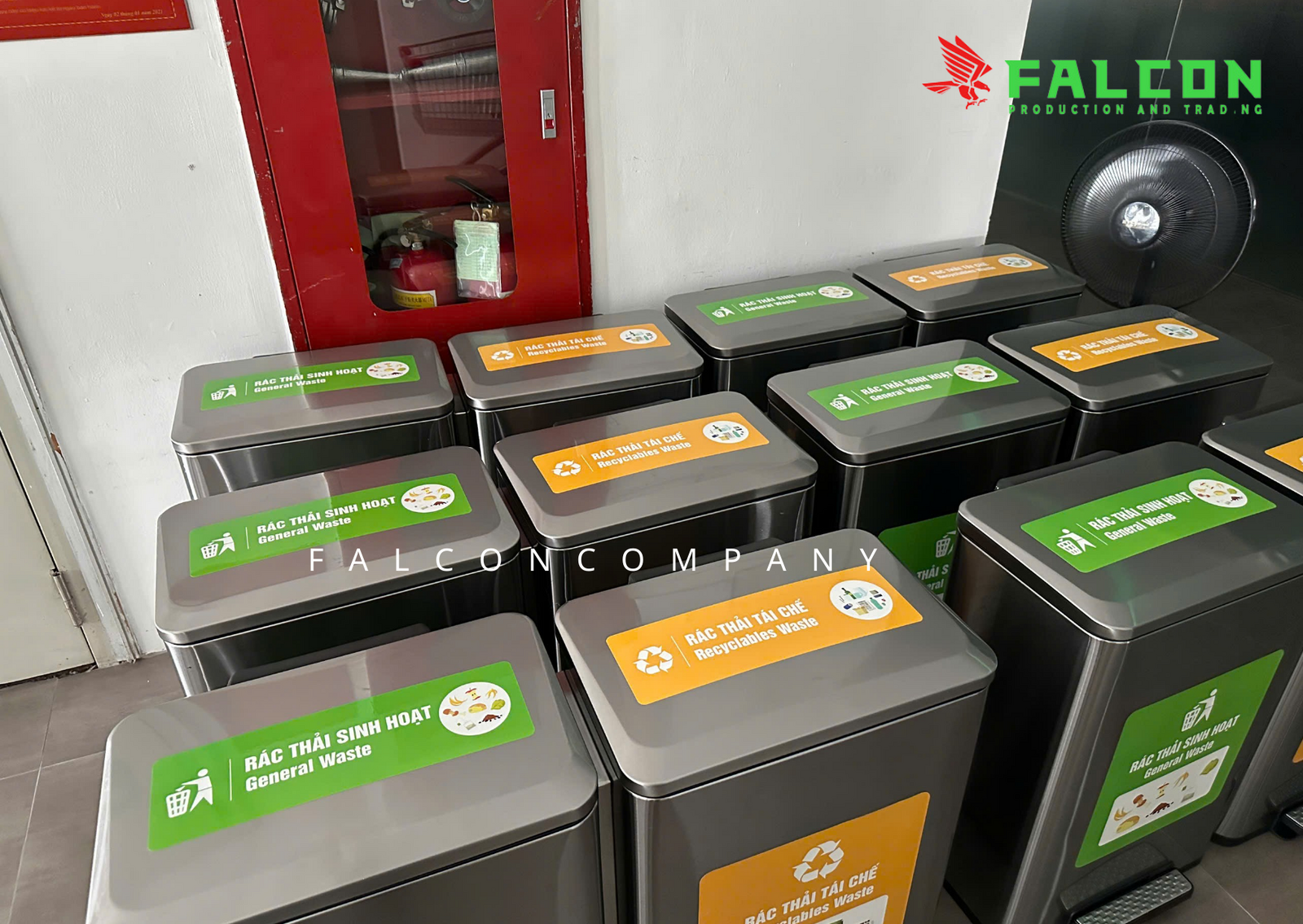 Thùng rác cao cấp falcon